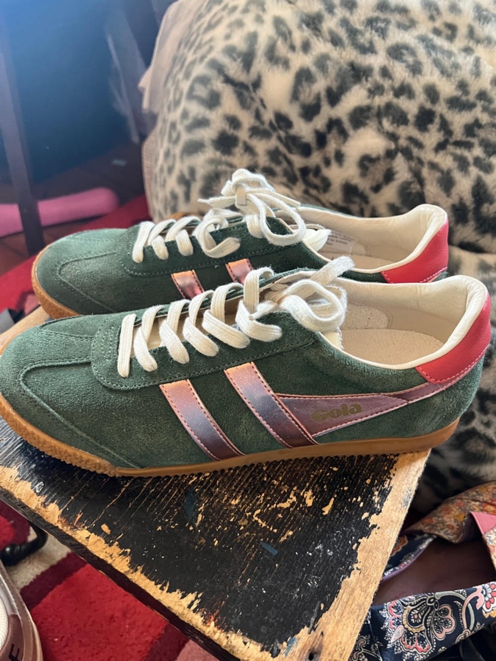 Anthropologie Gola Elan Glitz Sneakers Womens 9.5 Sold out Like New